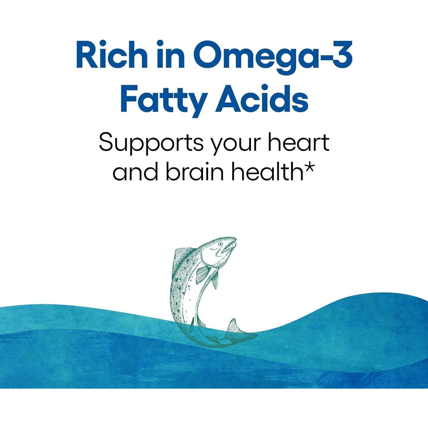 Aceite de Salmón Salvaje de Alaska Factores Naturales 180 Gelatinas