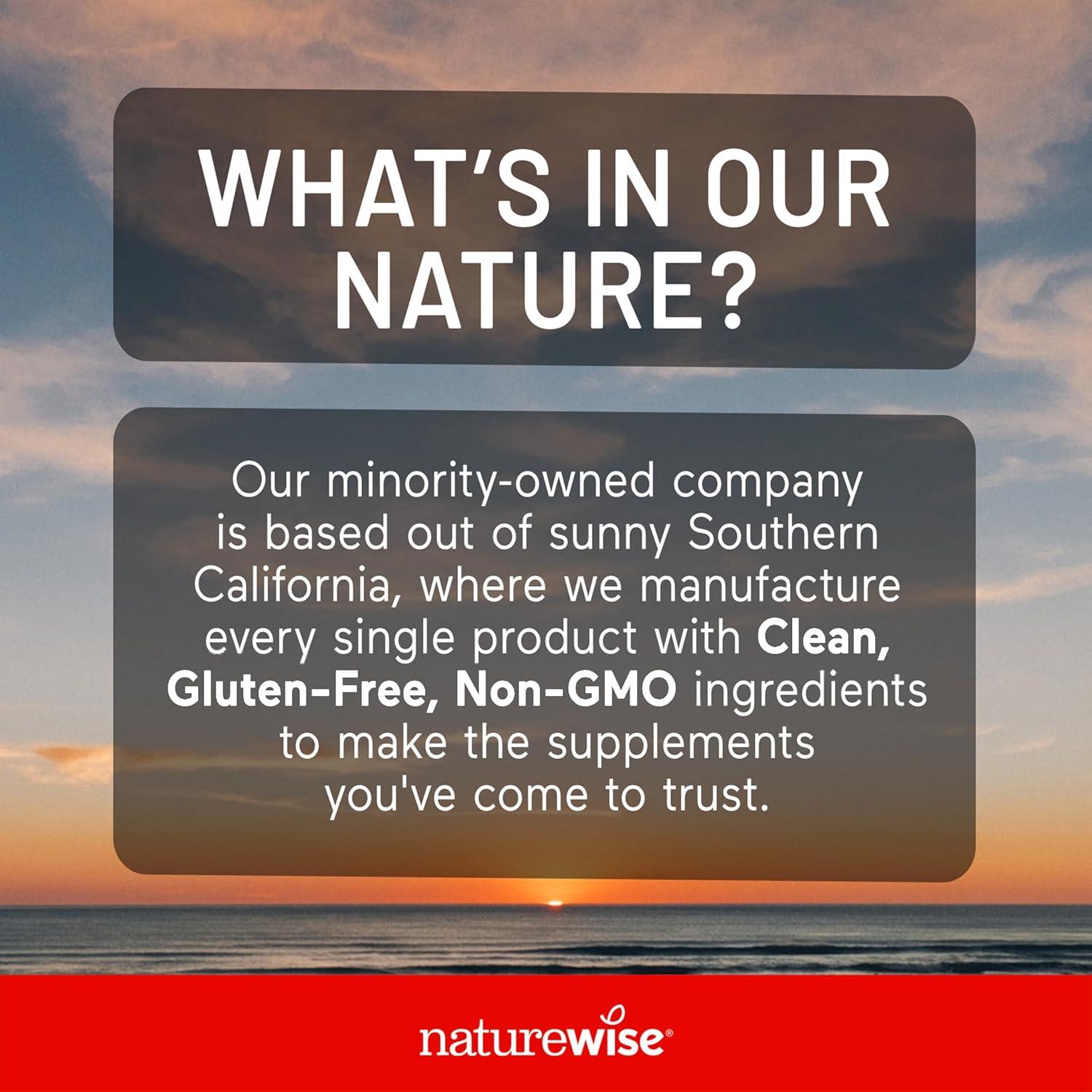 NatureWise Vitamina B12 3000 mcg - Suplemento Energético - 60 Gelatinas Blandas