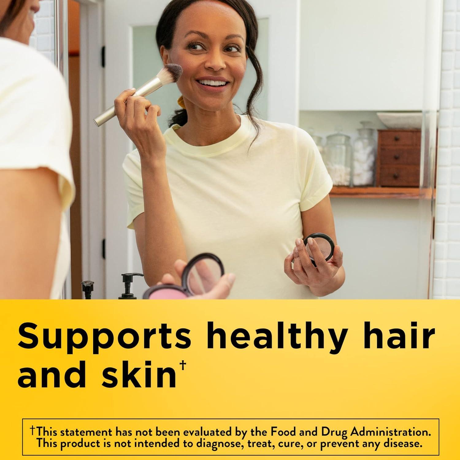 Suplemento de Biotina Nature Made 1000 mcg 120 Softgels