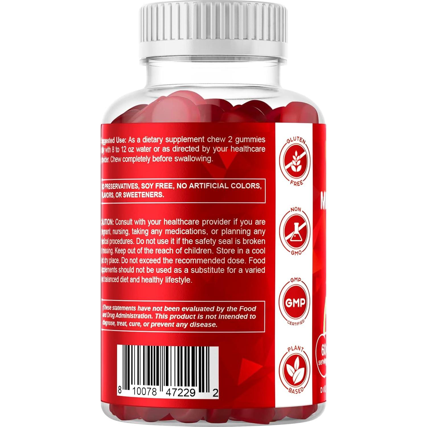 Vitamatic Gominolas Vitamina B12 Extra Fuerte 5000 mcg - 120 Unidades