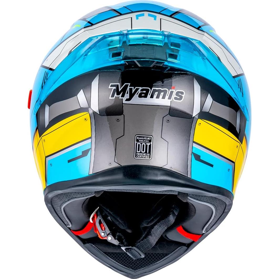 Casco de Motocicleta Myamis FF-K5-1 Grande Unisex ABS