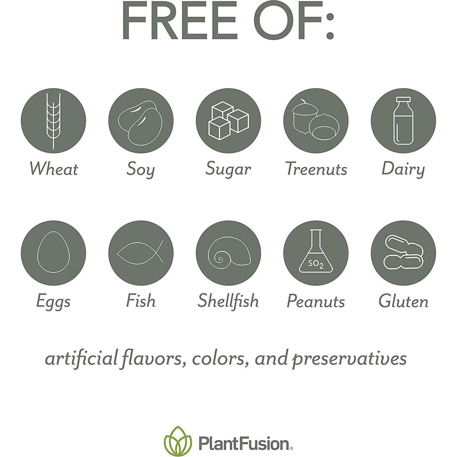 Suplemento Vegano de Vitamina B12 PlantFusion 500mcg 100 Tabletas