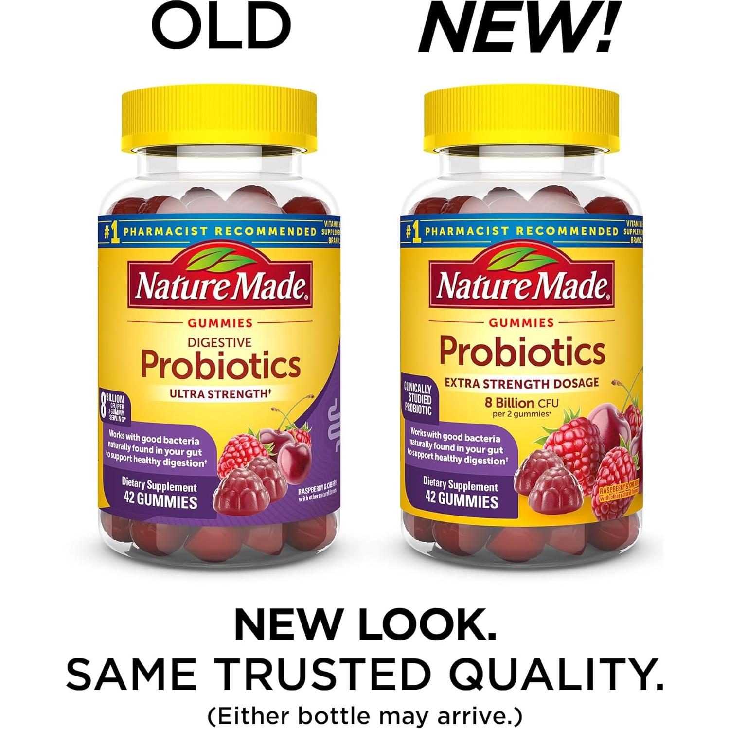 Gominolas Probióticas Nature Made 42 Unidades 8 Mil Millones CFU