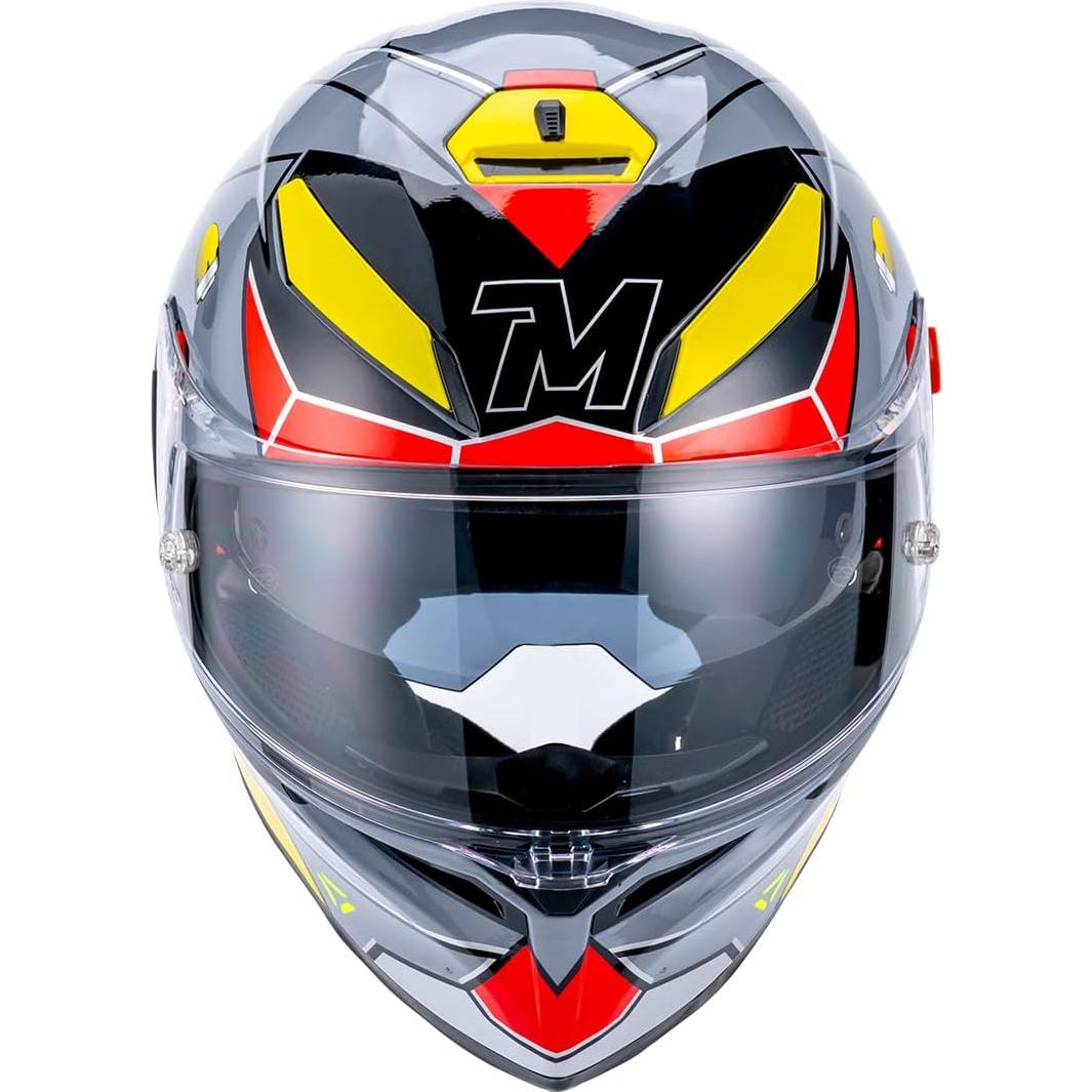 Casco de motocicleta Myamis FF-K5-1 con visera ahumada