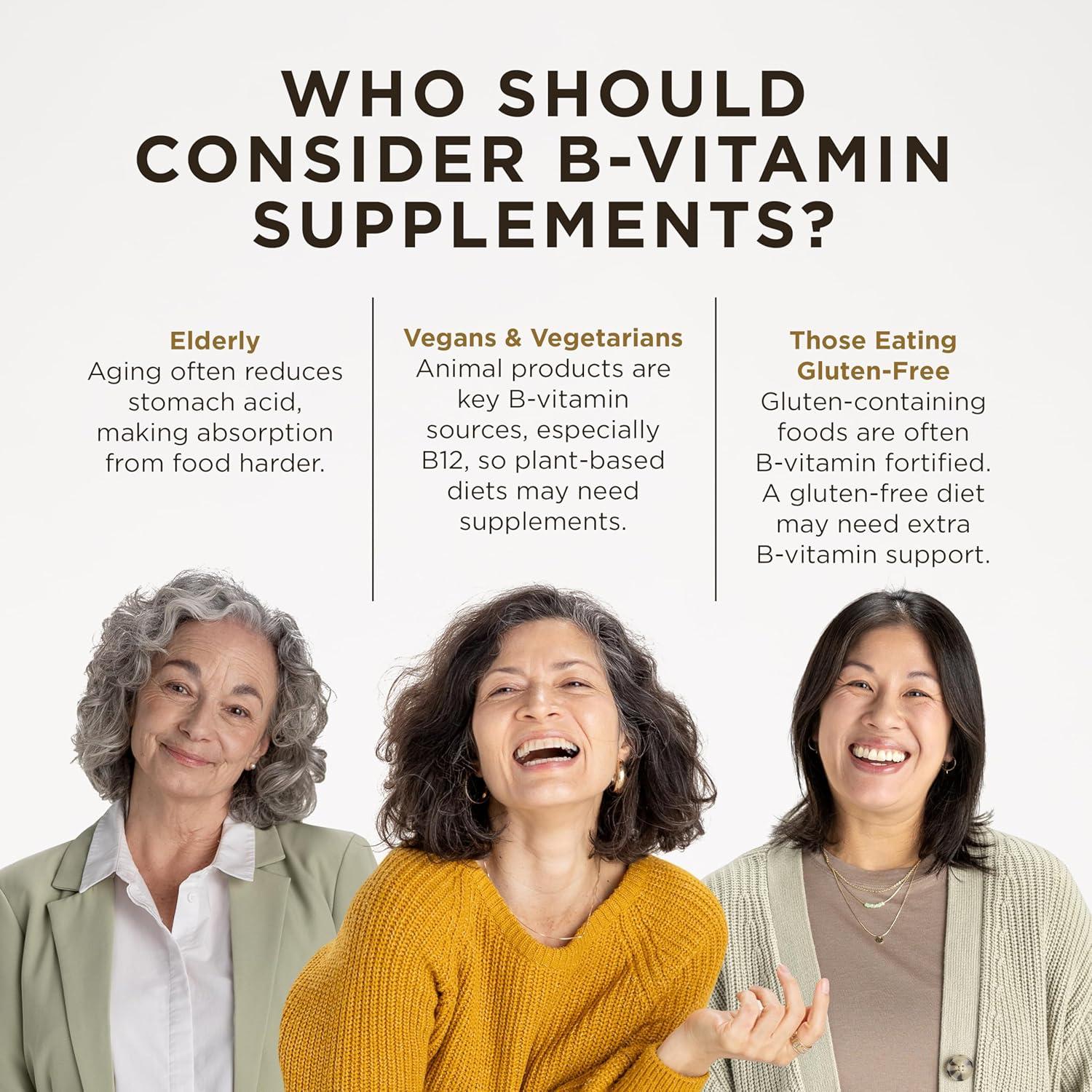 Cápsulas Vegetales B-Complejo 100 Solgar - Salud del Corazón