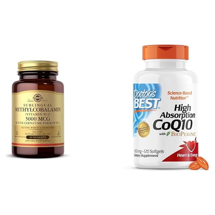 Vitamina B12 Metilcobalamina 5000 mcg Solgar - Energía Vegana