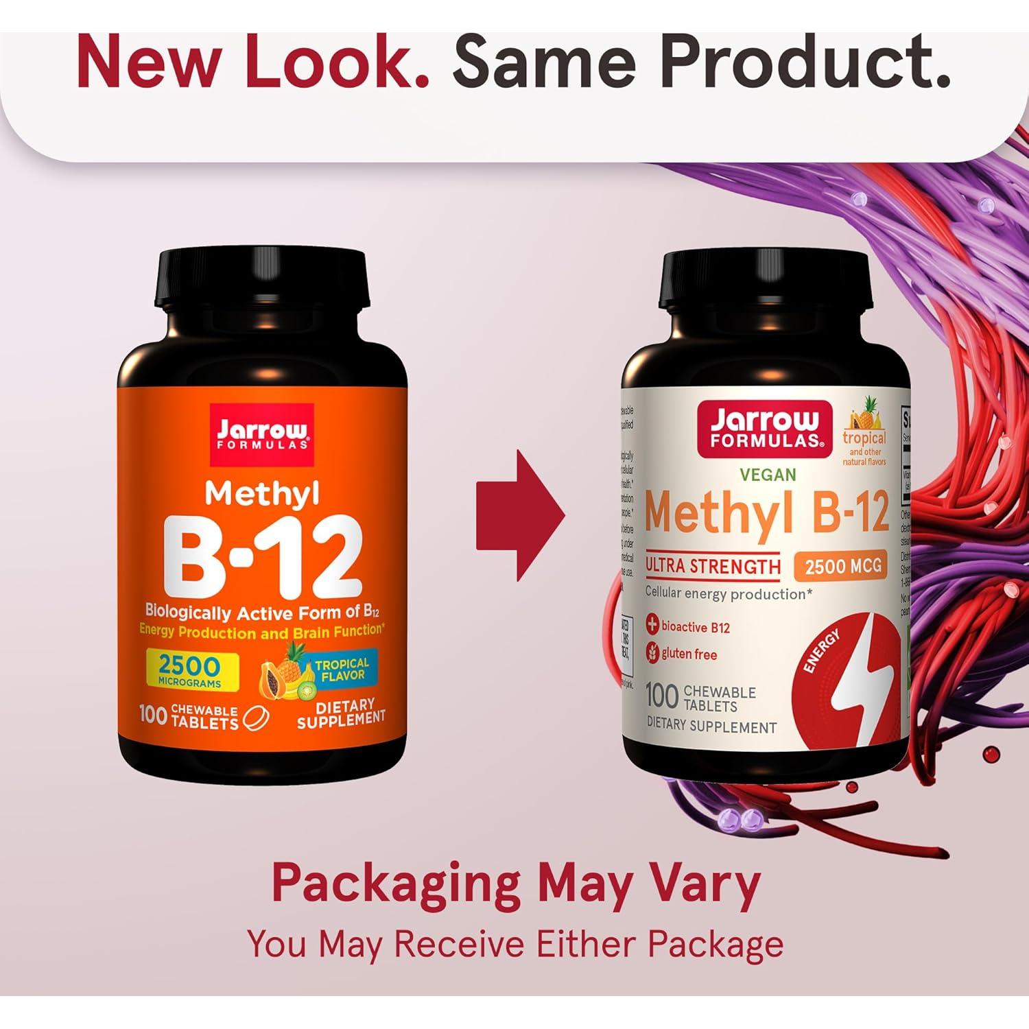 Suplemento Jarrow Formulas Methyl B-12 2500mcg 100 Tabletas