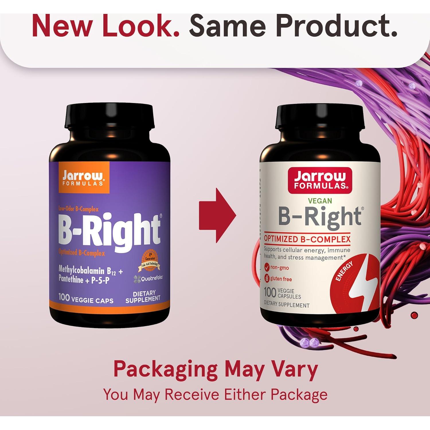 Suplemento Complejo B Jarrow Formulas B-Right 100 Cápsulas