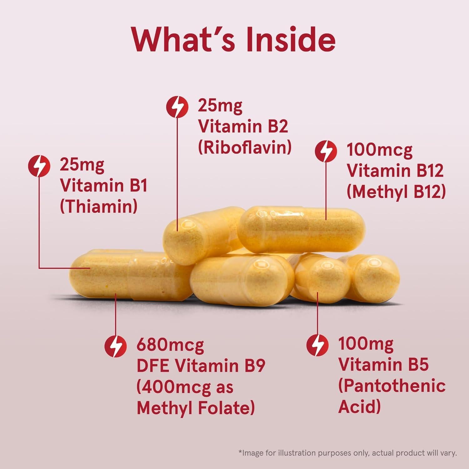 Suplemento Complejo B Jarrow Formulas B-Right 100 Cápsulas