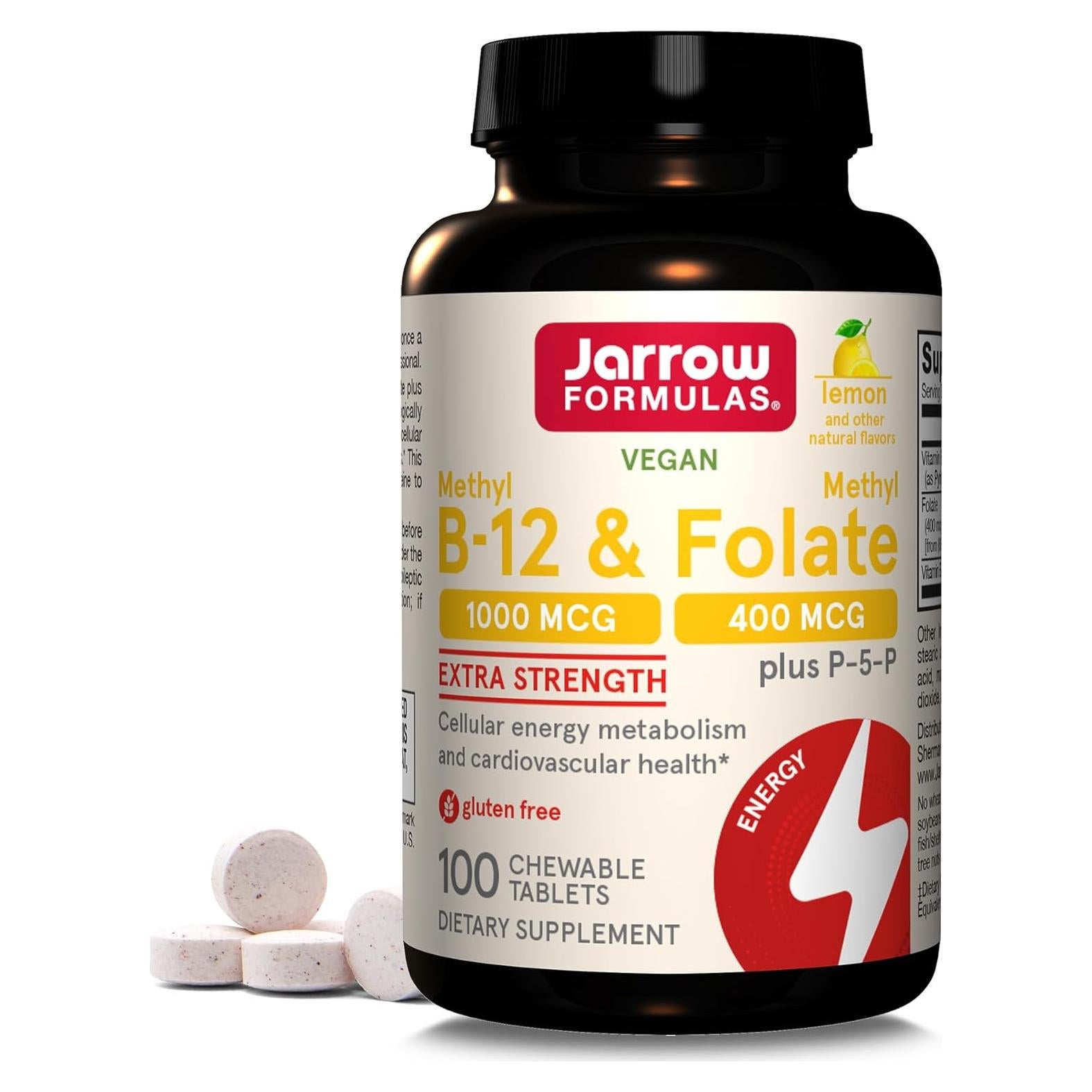 Suplemento Jarrow Formulas B-Complejo + Methyl B-12 200 días