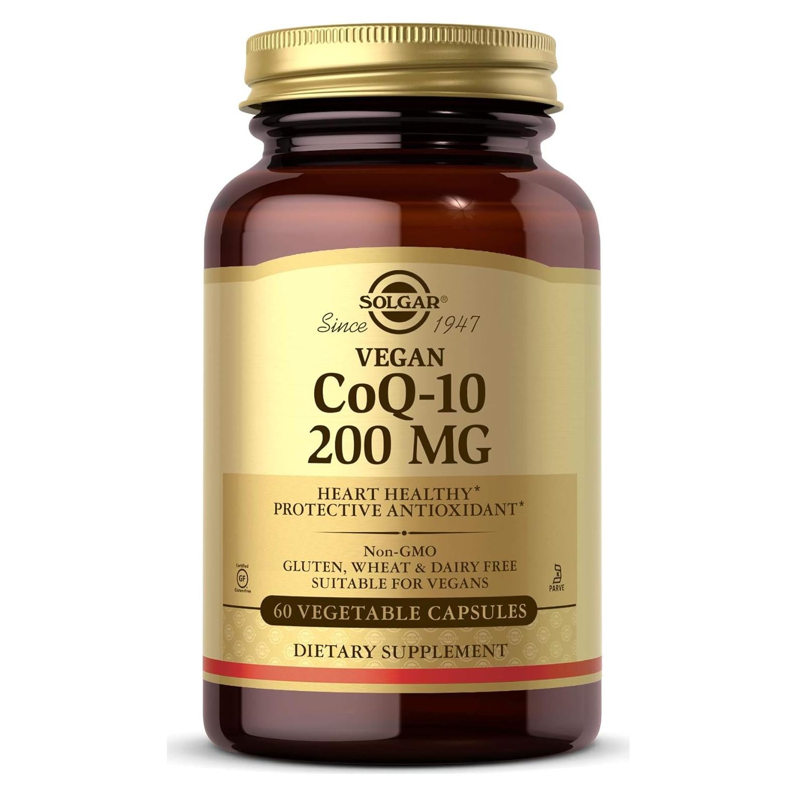 Suplemento CoQ-10 Vegetariano Solgar 200 mg - 60 Cápsulas