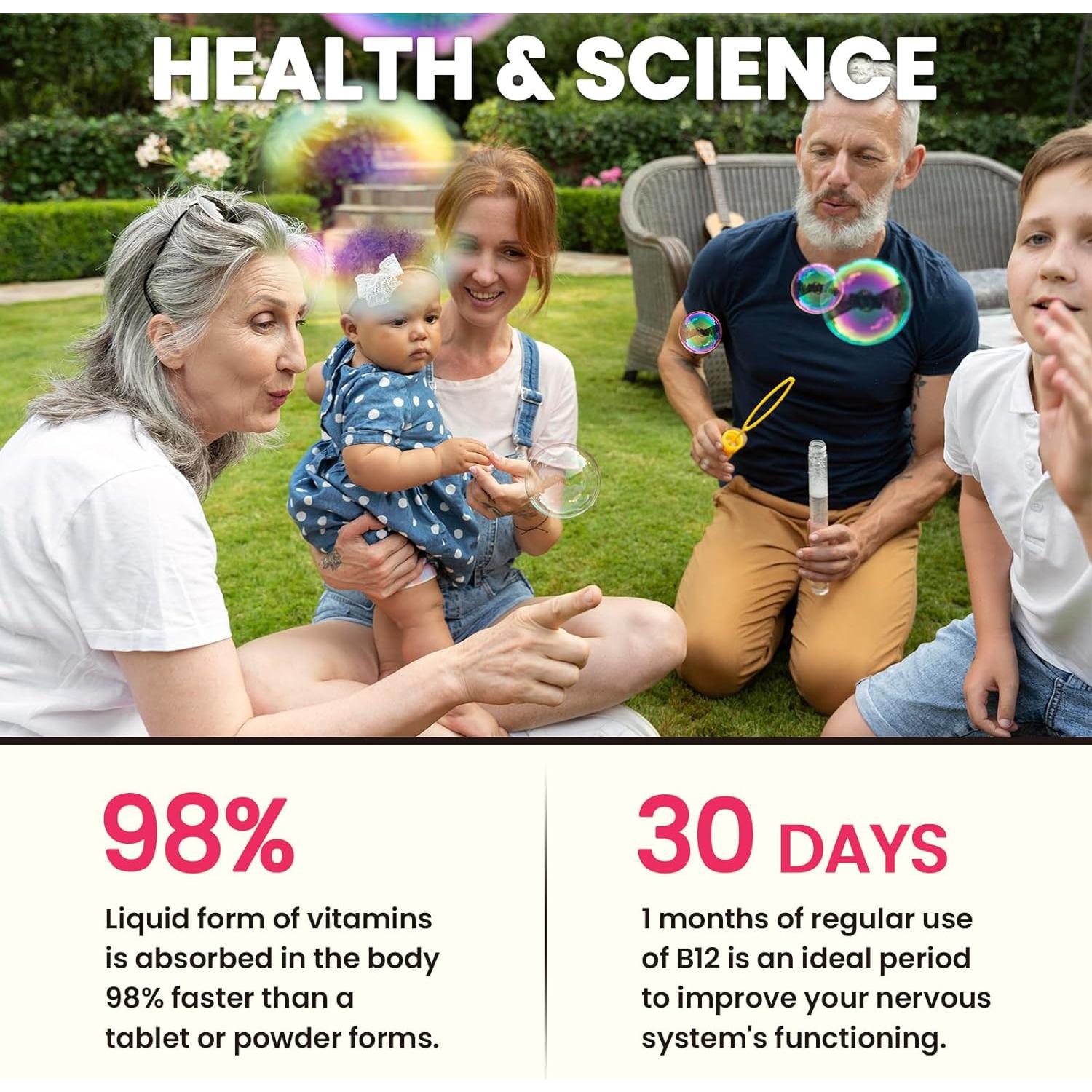 Complejo de Vitamina B12 Líquido Dilib 59 ml Sabor Bayas Vegano