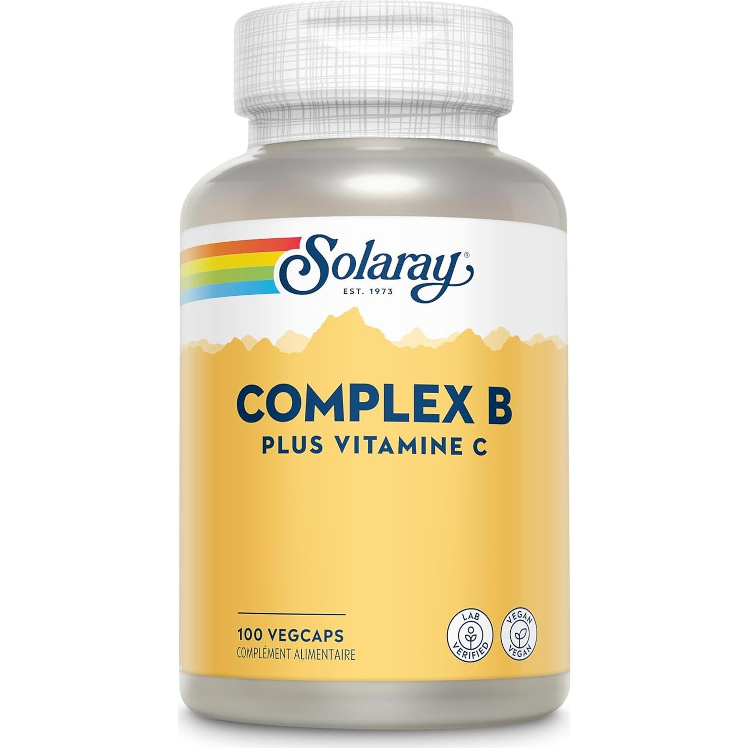 Suplemento de Vitaminas B Solaray 100 VegCaps - Energía y Salud