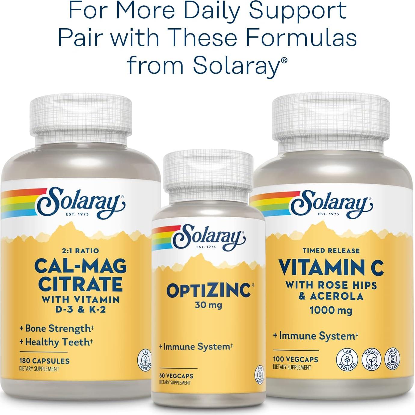 Suplemento de Vitaminas B Solaray 100 VegCaps - Energía y Salud