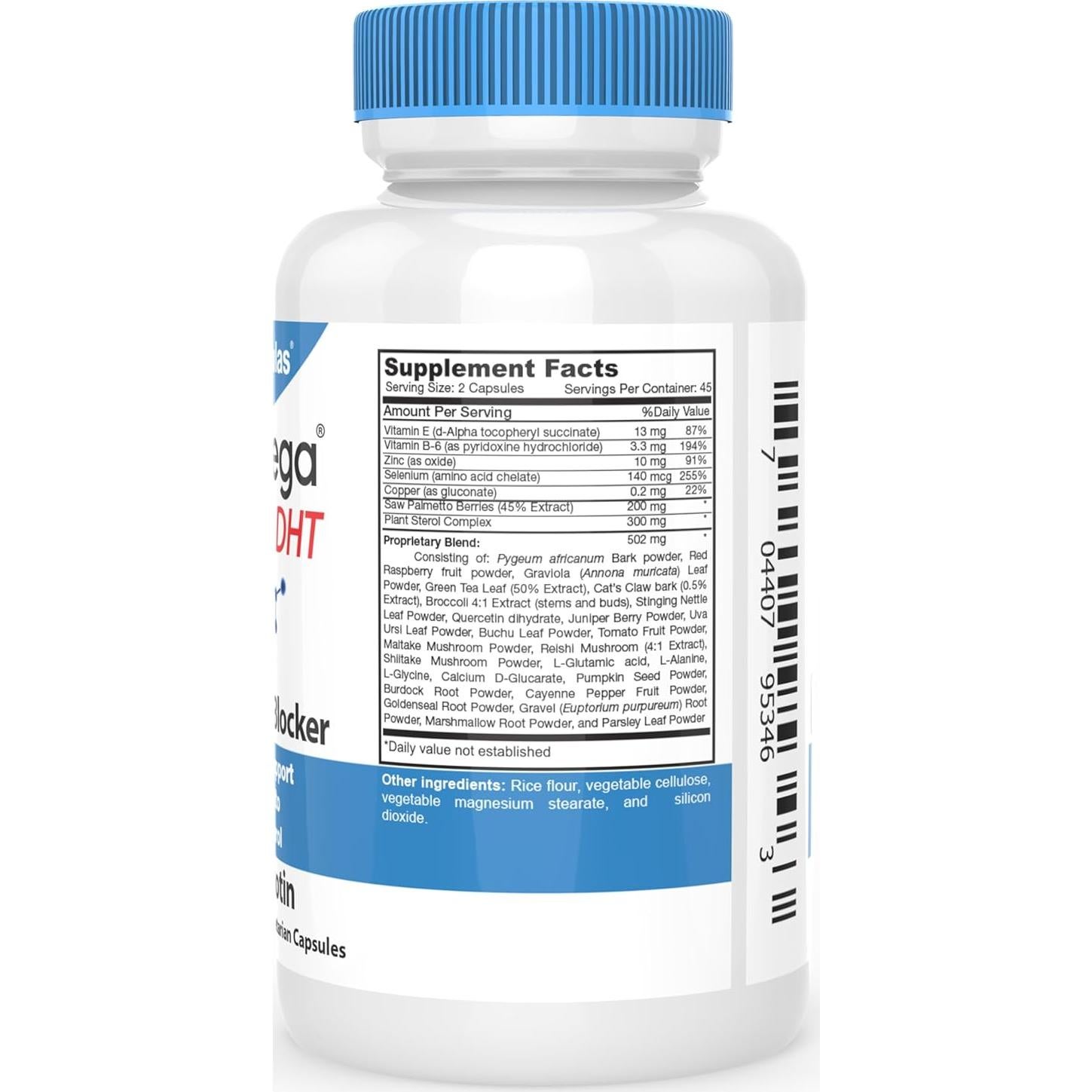 Bloqueador DHT Original DrFormulas 90 Cápsulas Vegetarianas