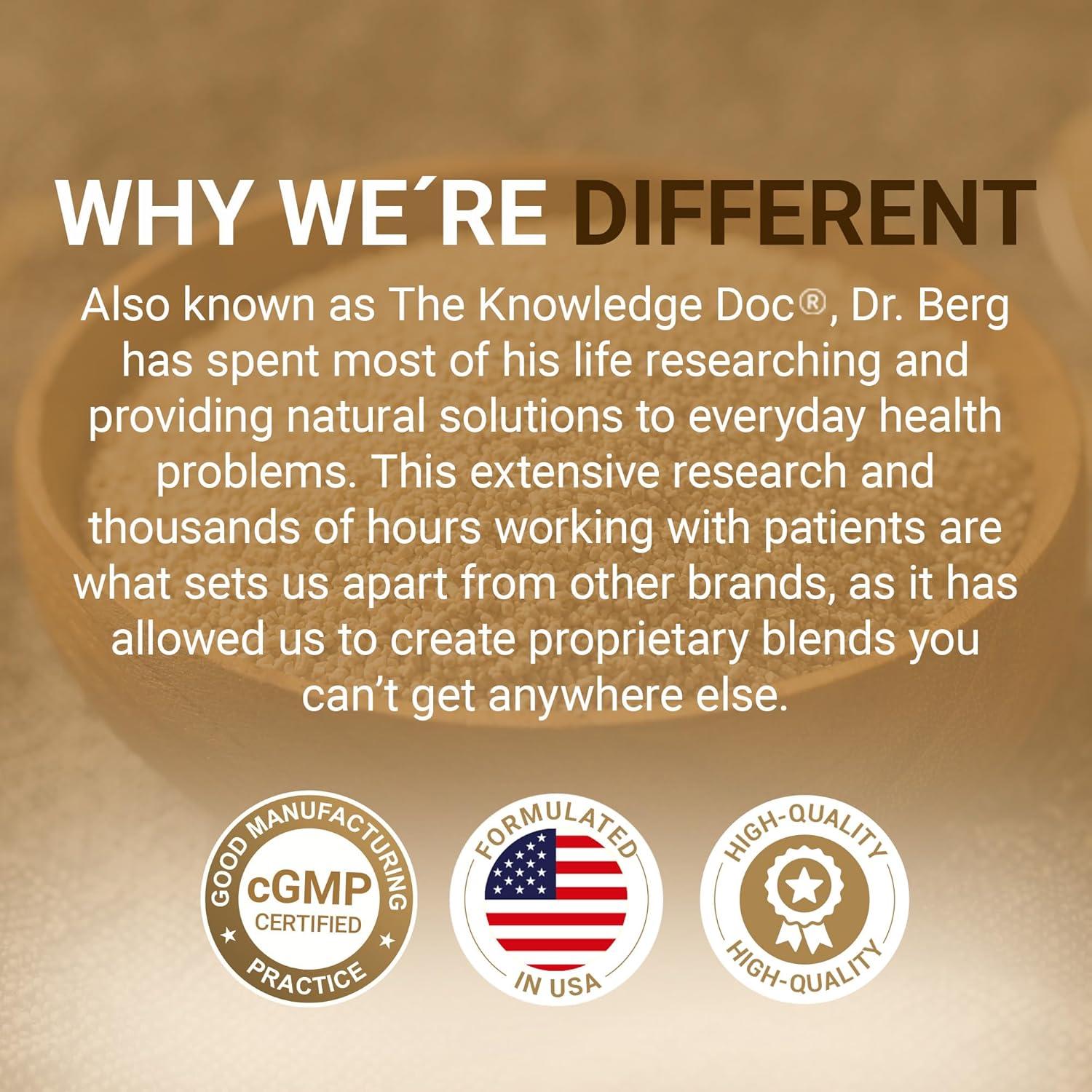 Tabletas de Levadura Nutricional Dr. Berg - B12 y Vitaminas B - 270 Tabletas Veganas