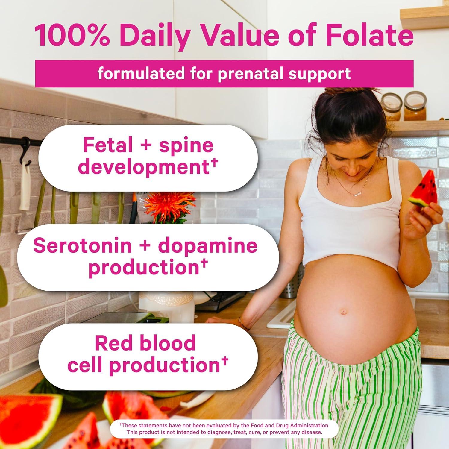 Pink Stork Folato Metilado 60 Cápsulas - Ácido Fólico Natural