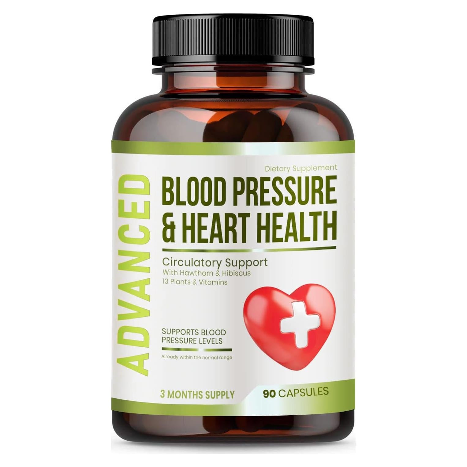 Suplemento Natural NutraPro para Presión Arterial y Corazón 90 Cápsulas