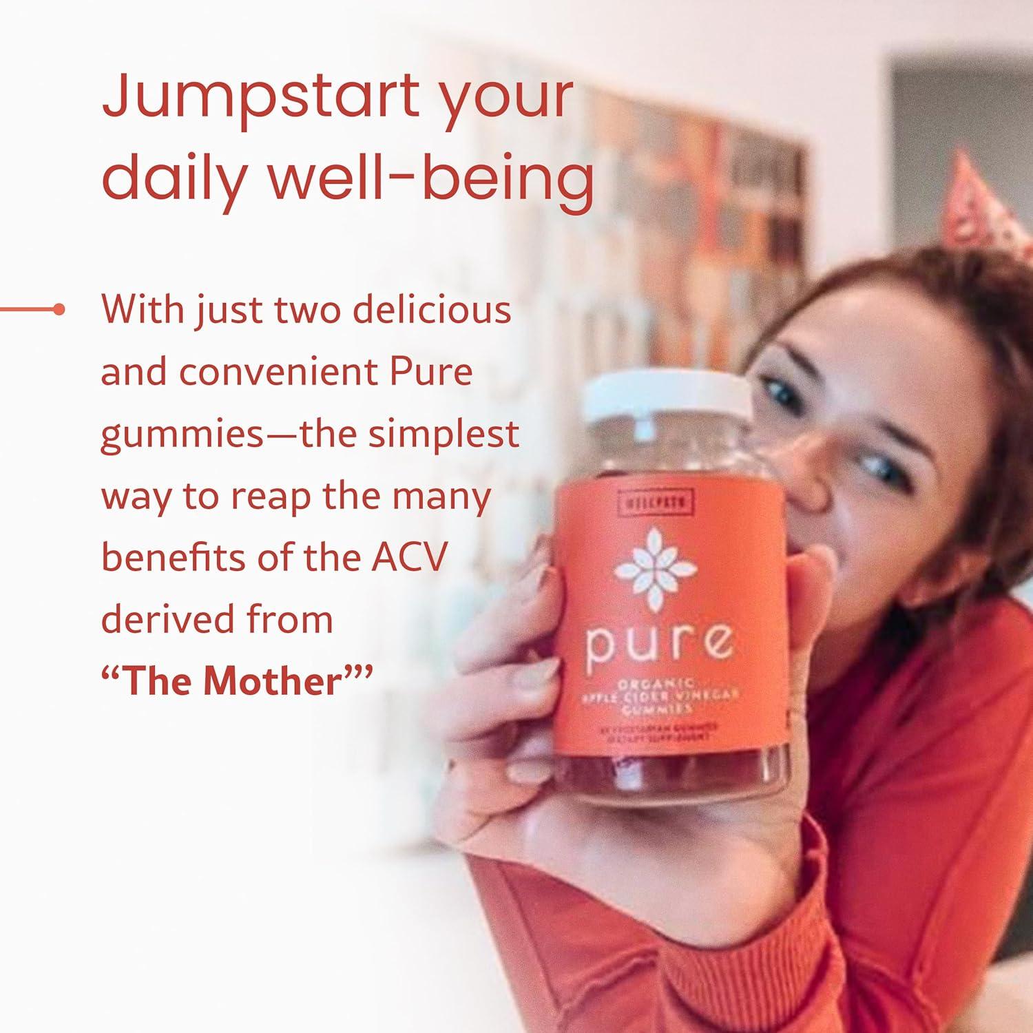 Gomitas de Vinagre de Sidra de Manzana Orgánico WellPath 60 Ct