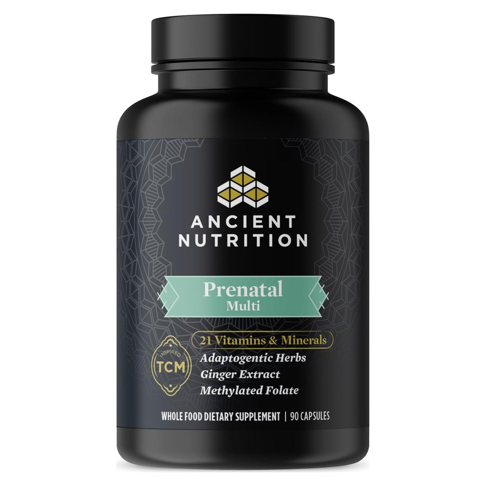 Vitaminas Prenatales Nutrición Antigua 90 Cápsulas Multivitamínico