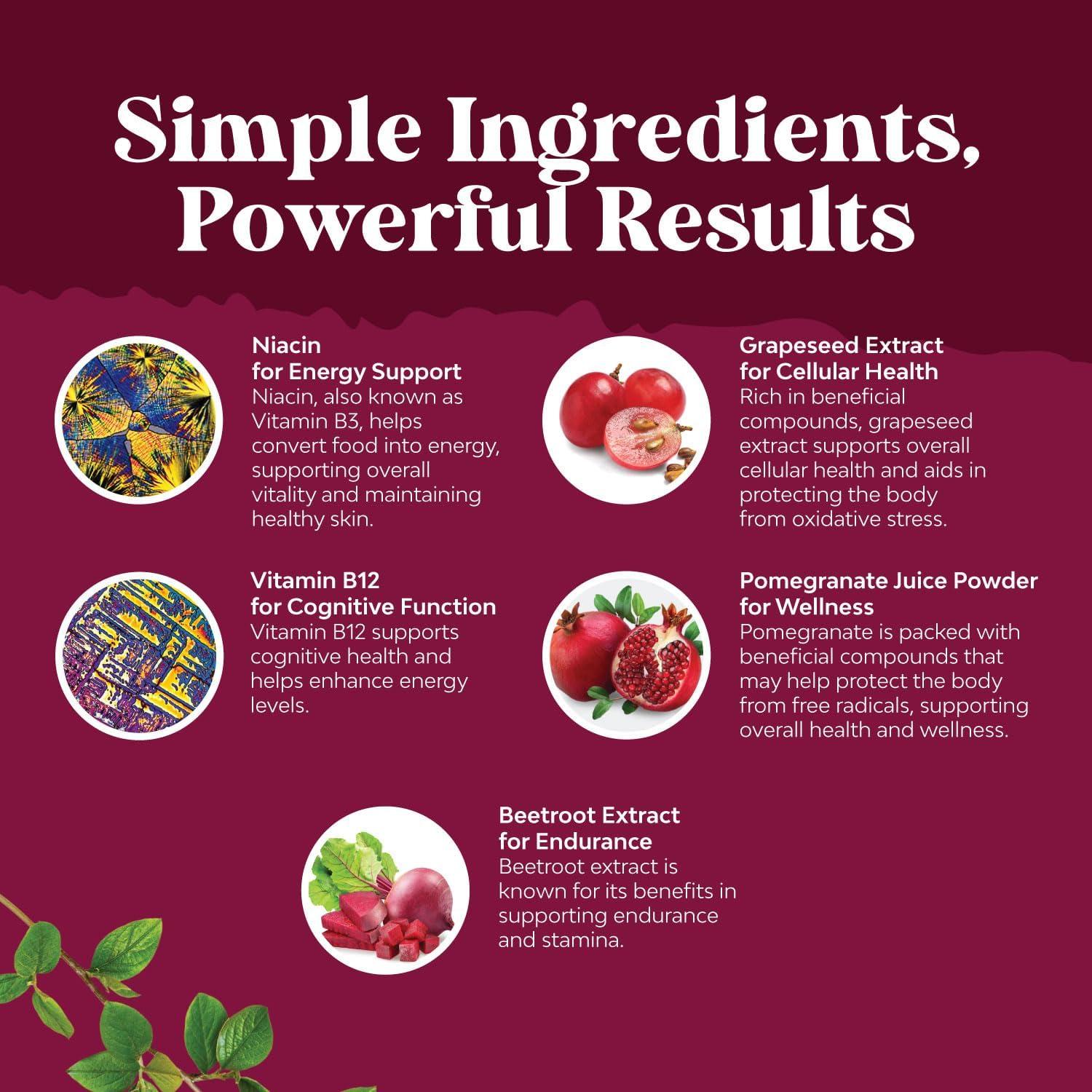 Gomitas de Remolacha Natures Craft 60 Unidades Veganas