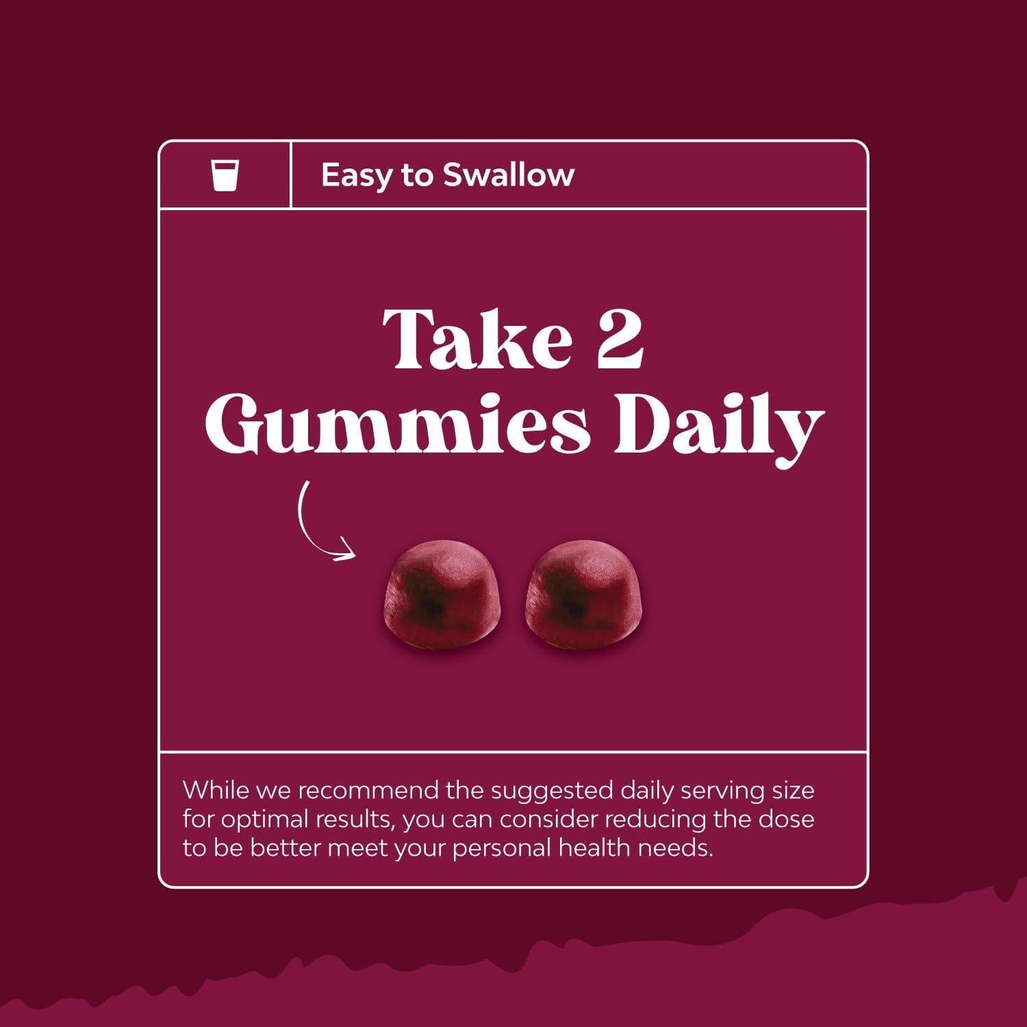 Gomitas de Remolacha Natures Craft 60 Unidades Veganas