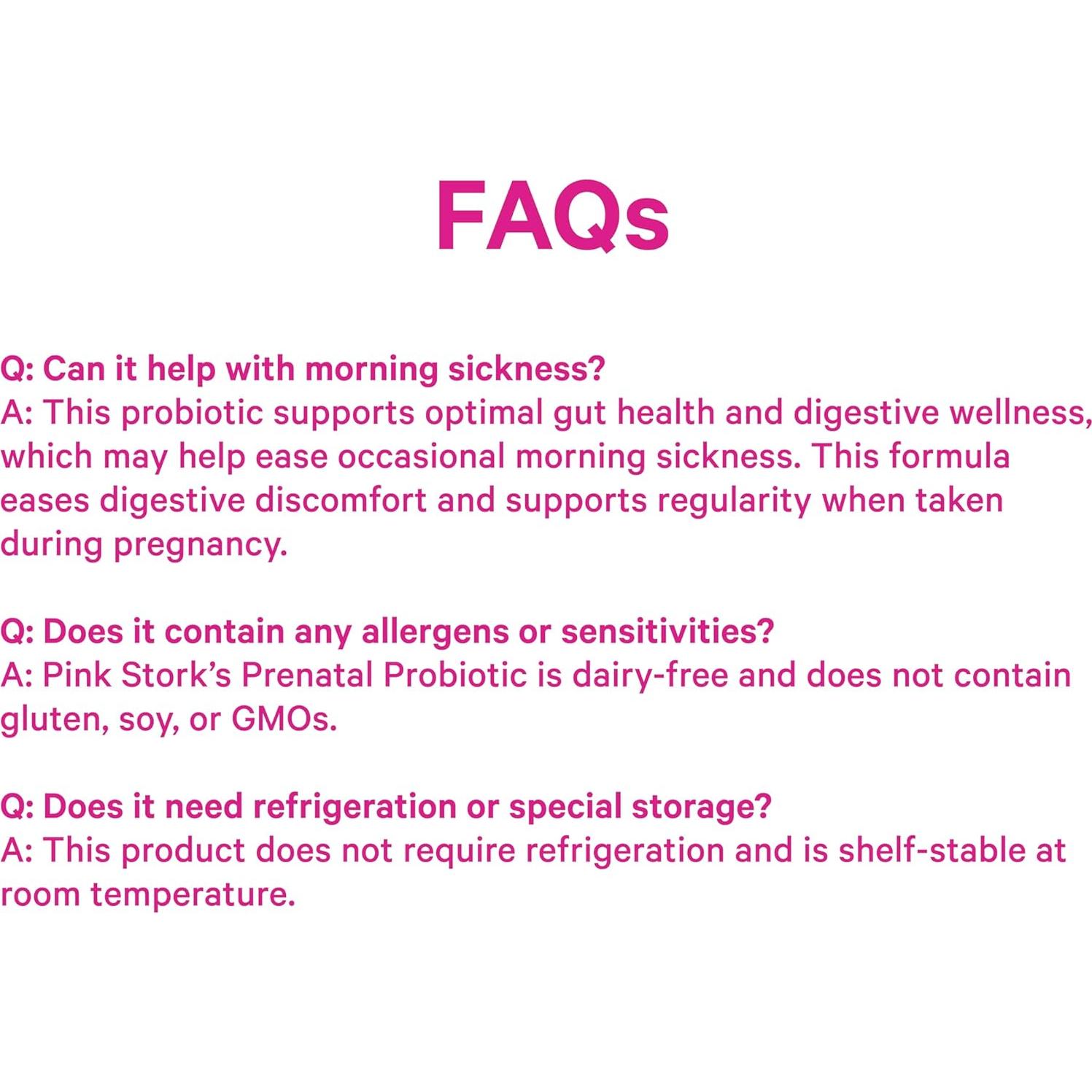 Probioticos Prenatales Pink Stork 30 Cápsulas - Vitamina B6