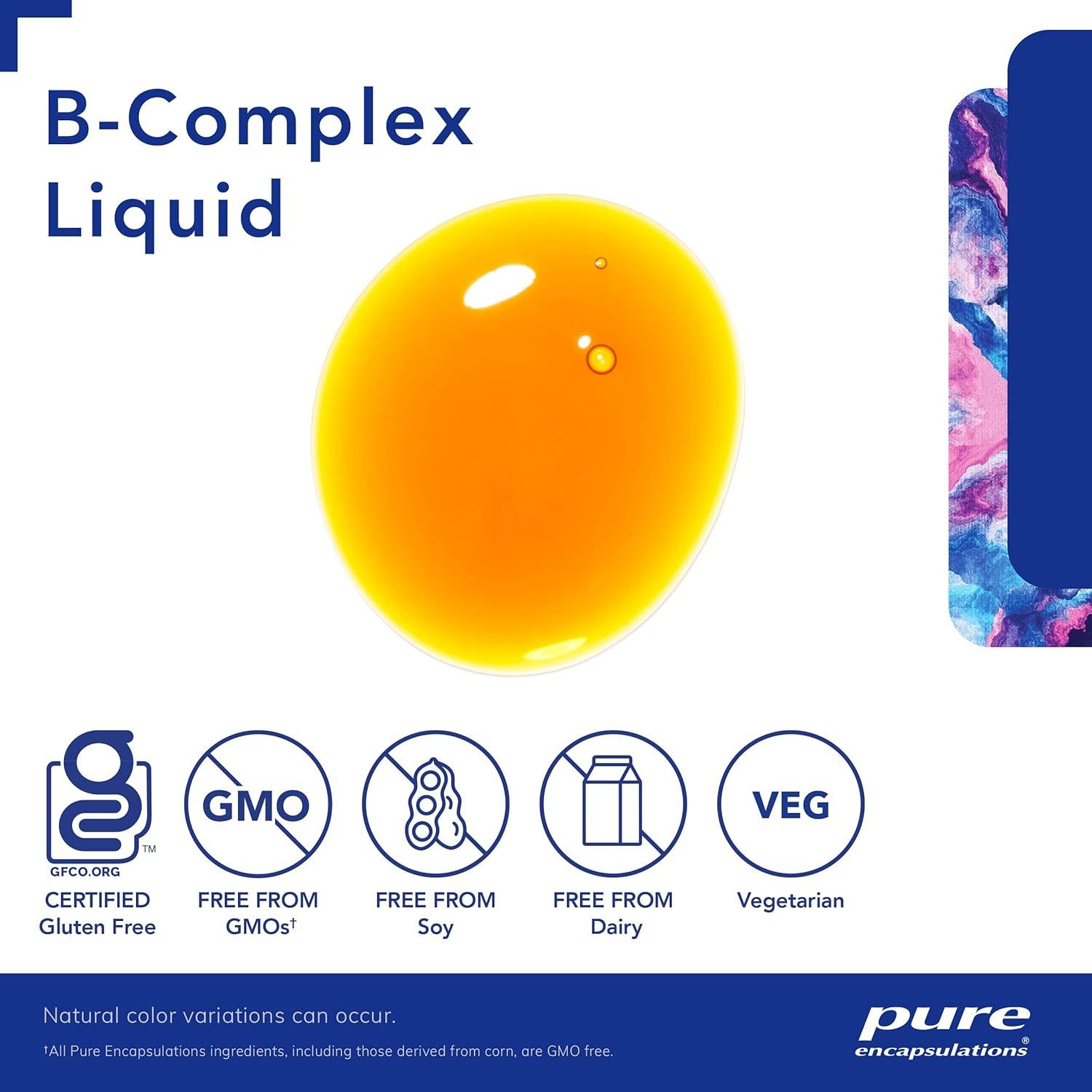 Complejo de Vitamina B Líquido Pure Encapsulations 140 mL