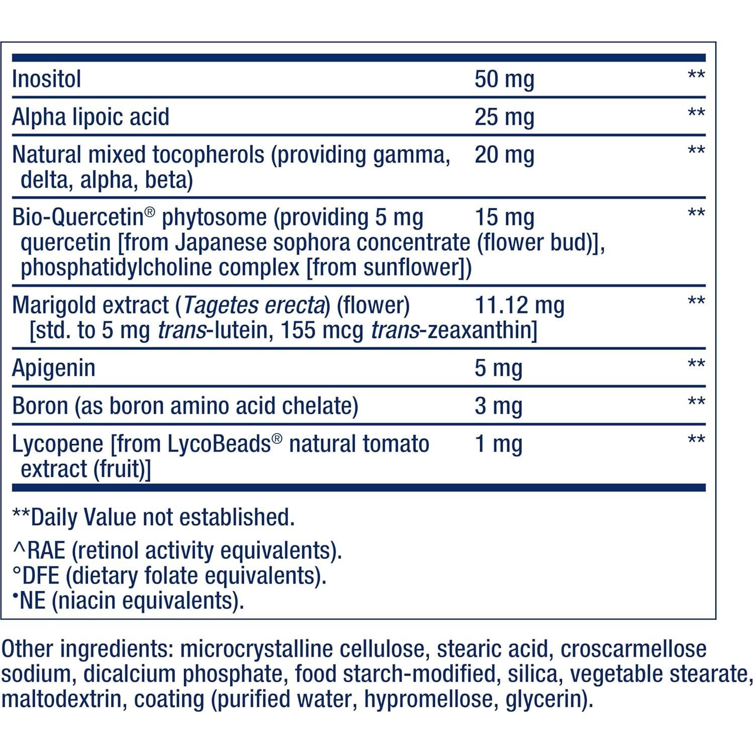 Suplemento Multivitamínico Life Extension 120 Tabletas Sin Gluten