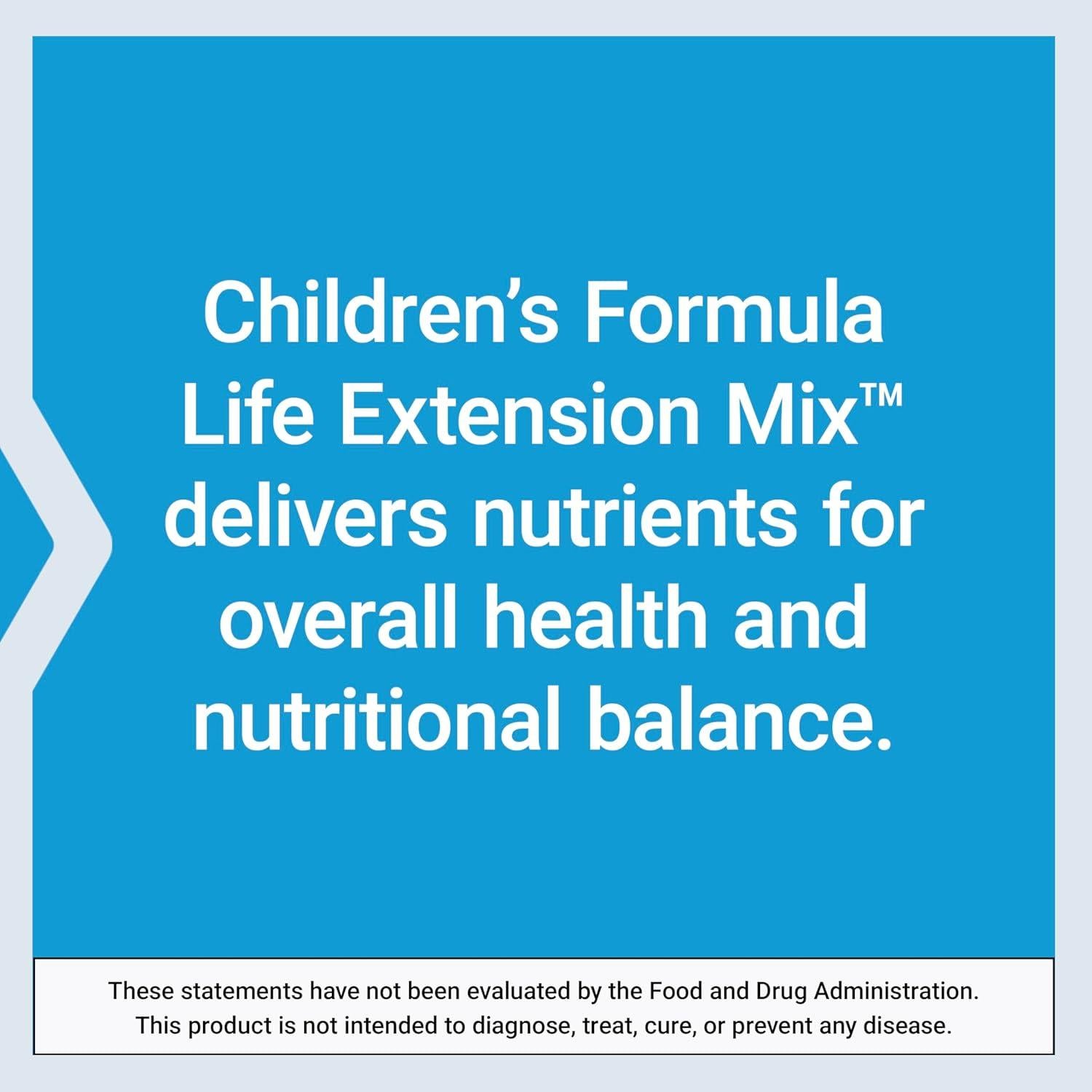 Multivitamínico Infantil Life Extension Mix 120 tabletas masticables