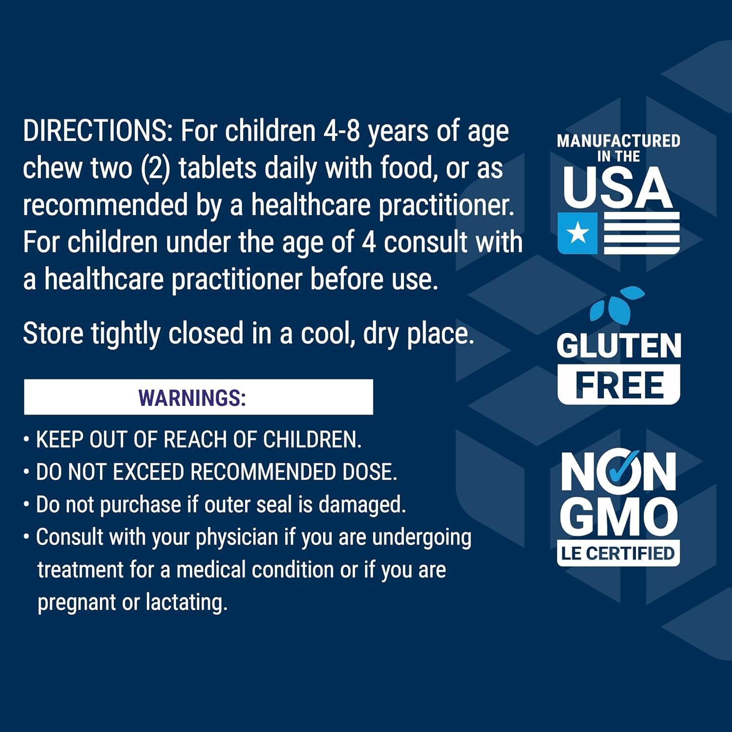 Multivitamínico Infantil Life Extension Mix 120 tabletas masticables