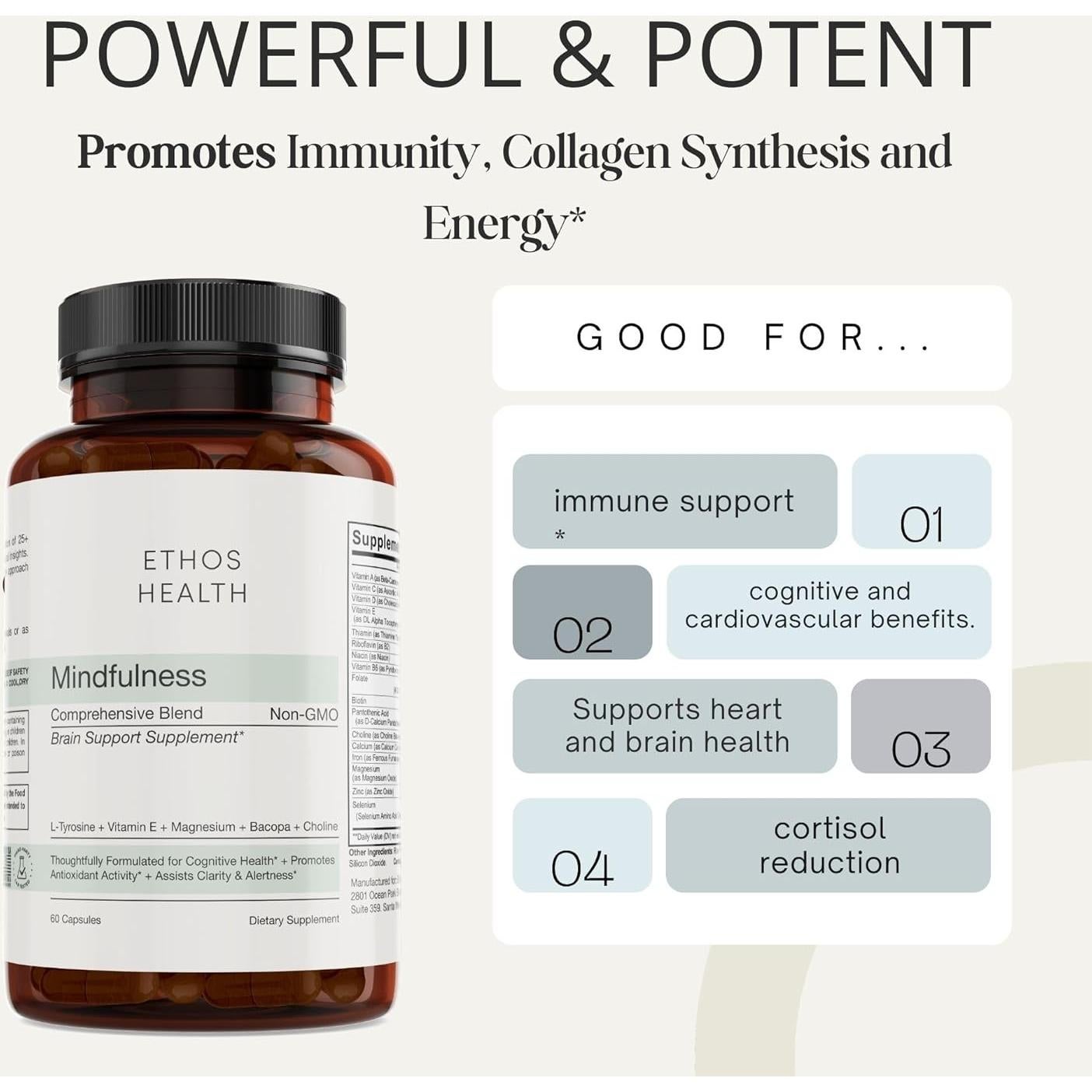 Suplemento Nootrópico Dr. Scott - Enfoque y Memoria 60 Cápsulas