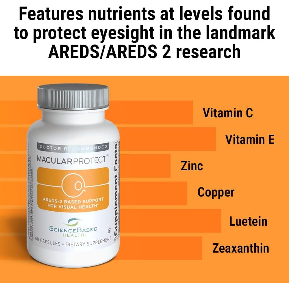 MacularProtect AREDS 2 - Suplemento Ocular 60 Cápsulas