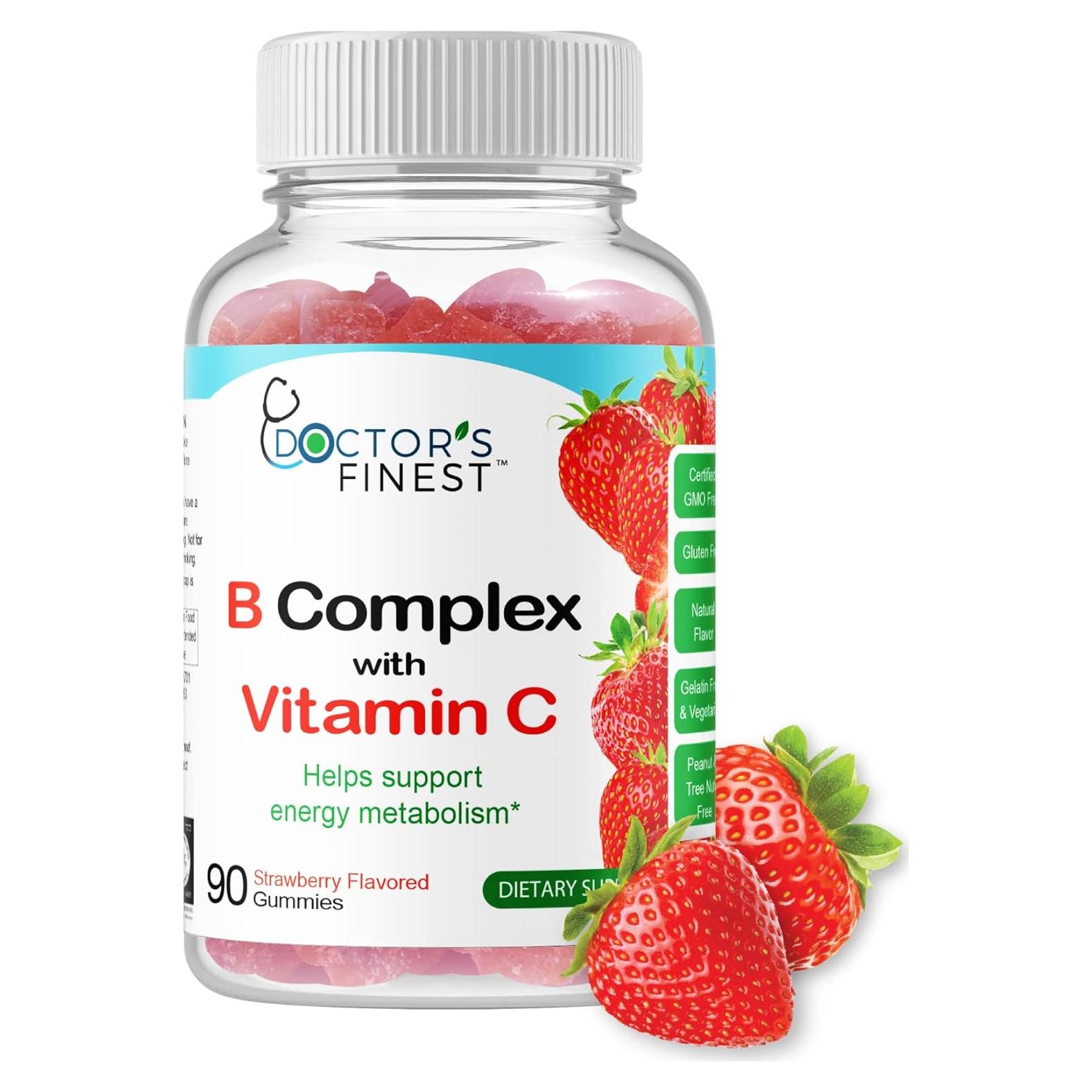 Gomitas Veganas de Complejo de Vitamina B Doctors Finest 90 Unidades