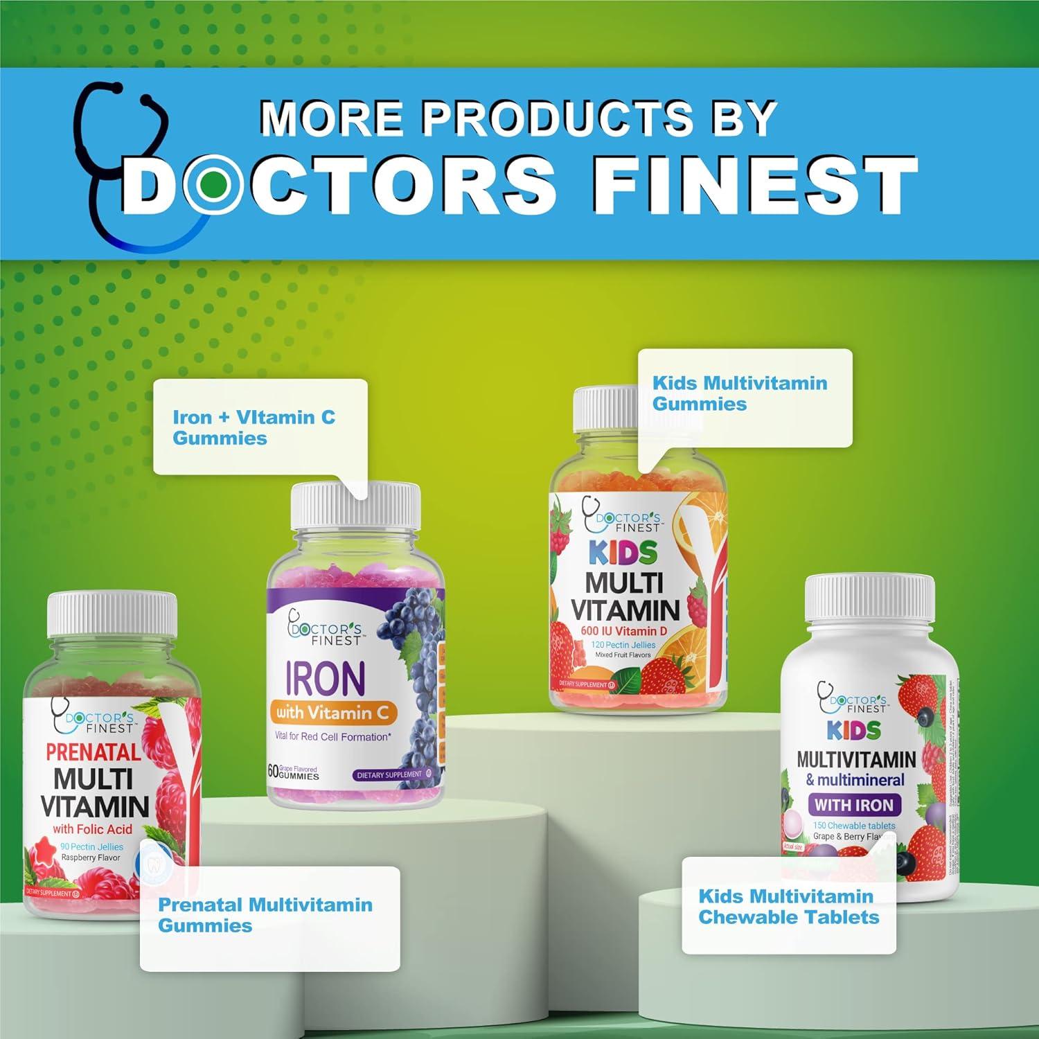 Gomitas Veganas de Complejo de Vitamina B Doctors Finest 90 Unidades