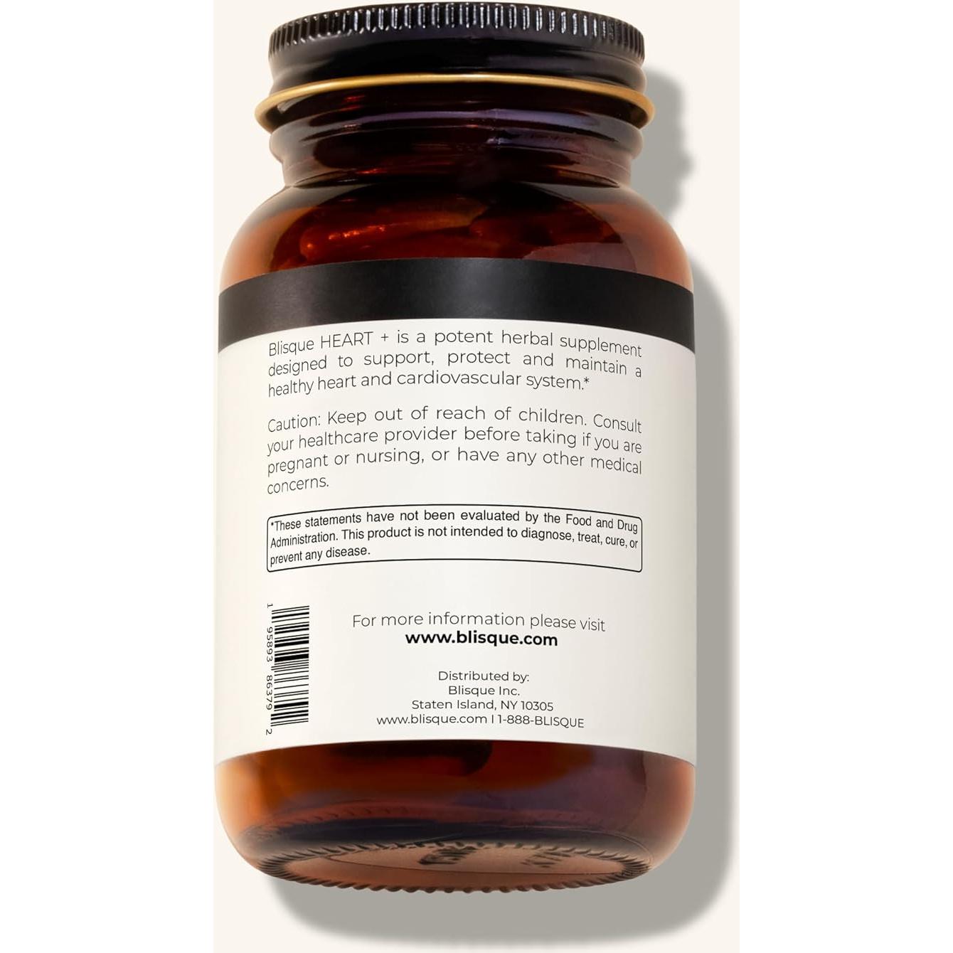 Suplemento Natural Blisque HEART + 90 Cápsulas CoQ10 Circulación