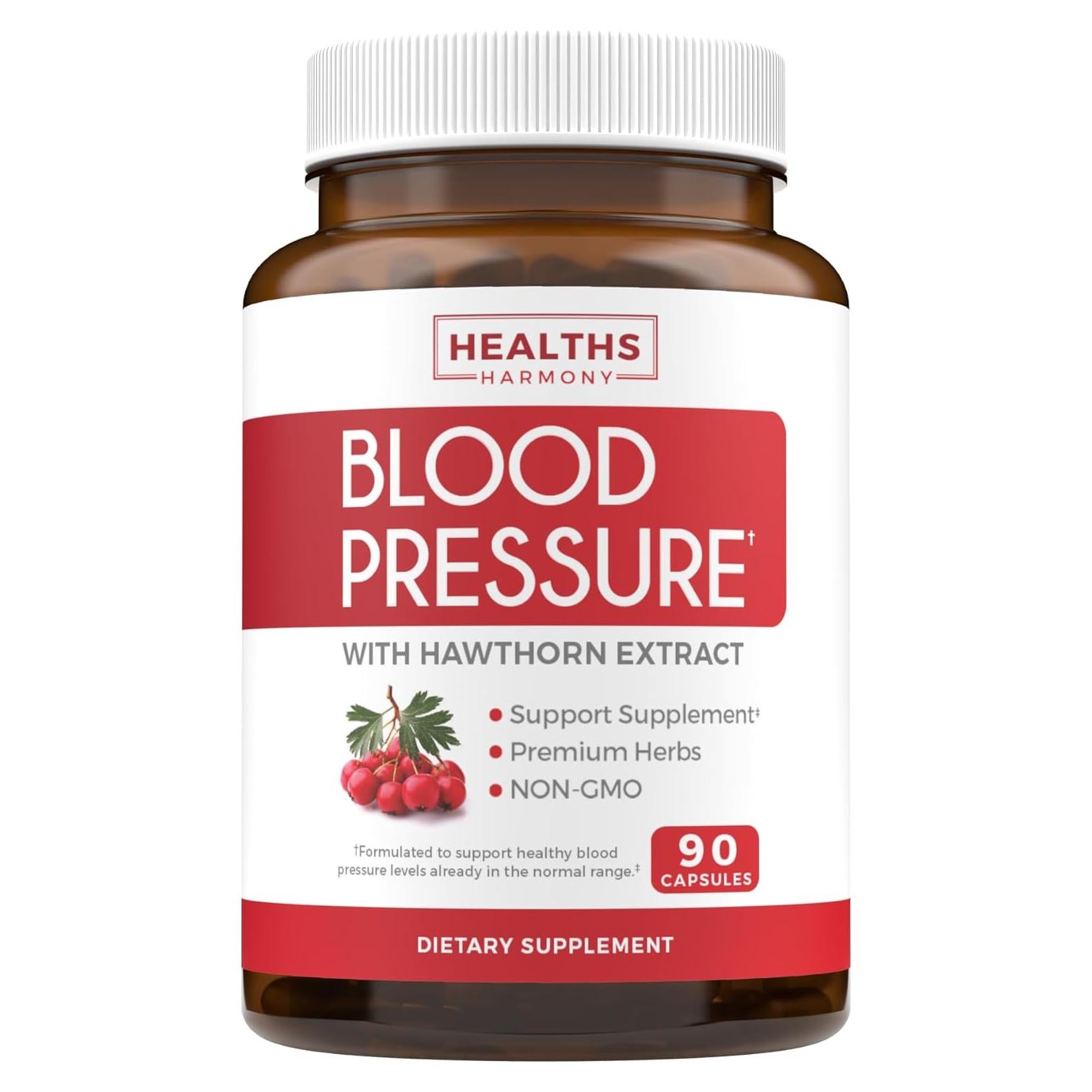 Suplemento Natural de Presión Arterial Healths Harmony - 90 Cápsulas