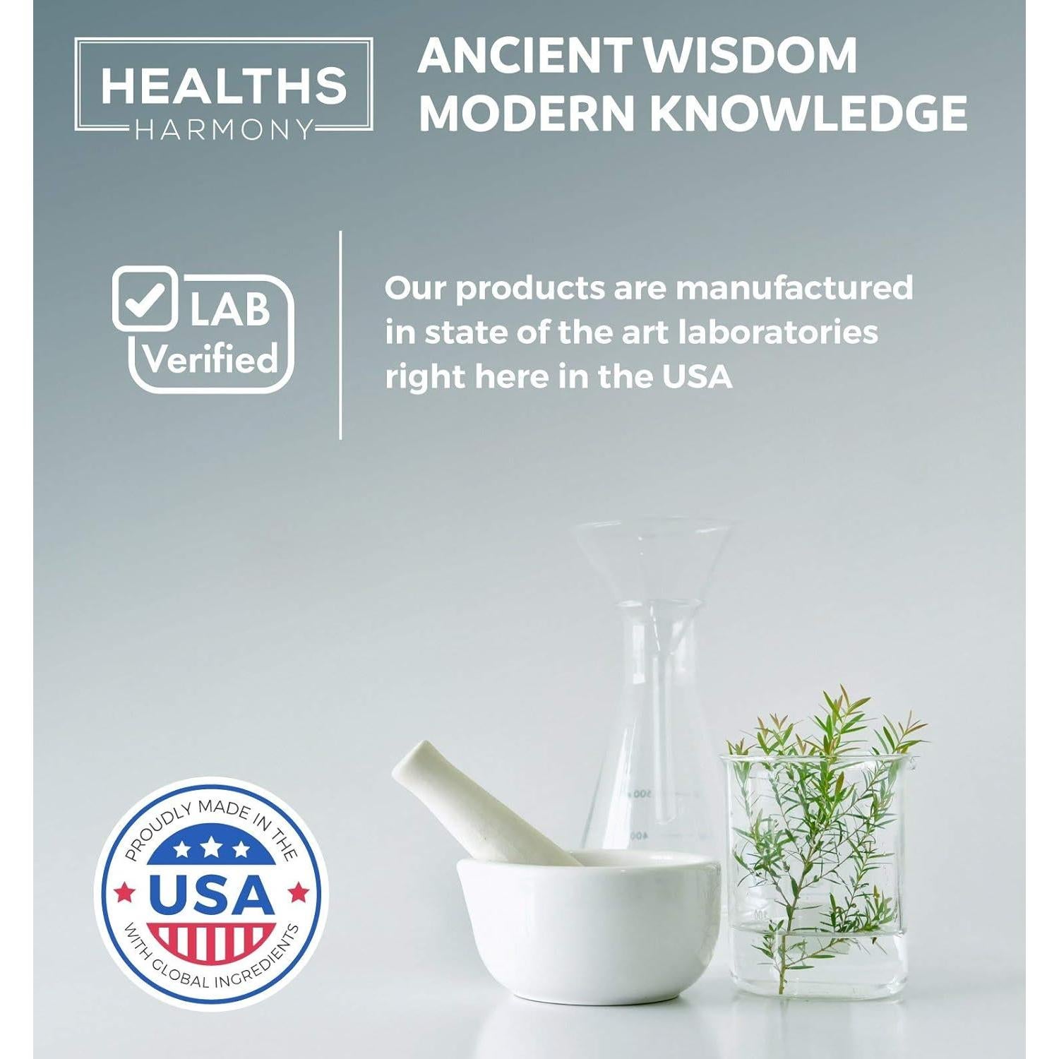 Suplemento Natural de Presión Arterial Healths Harmony - 90 Cápsulas