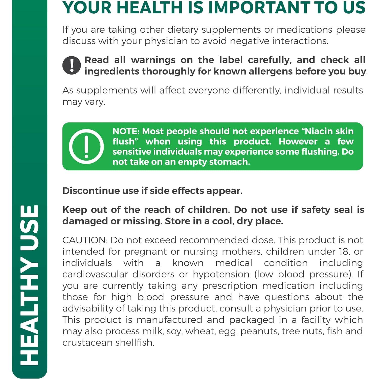 Suplemento Natural de Presión Arterial Healths Harmony - 90 Cápsulas