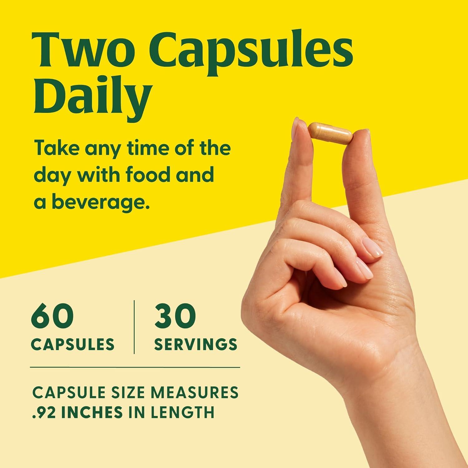 Suplemento Energético MegaFood Cordyceps y Ginseng - 60 Cápsulas