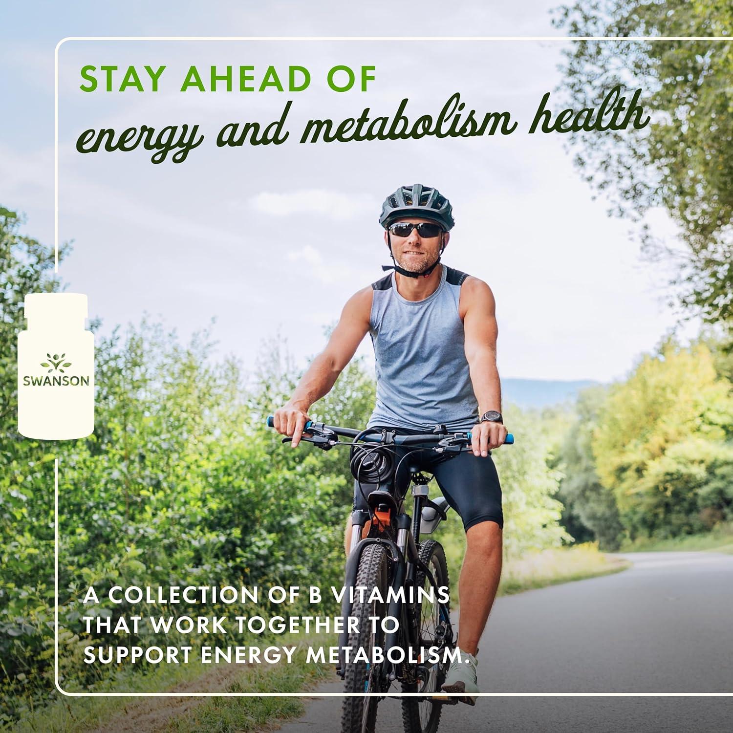 Swanson Vitamina B-100 - Suplemento Energético 100 Cápsulas