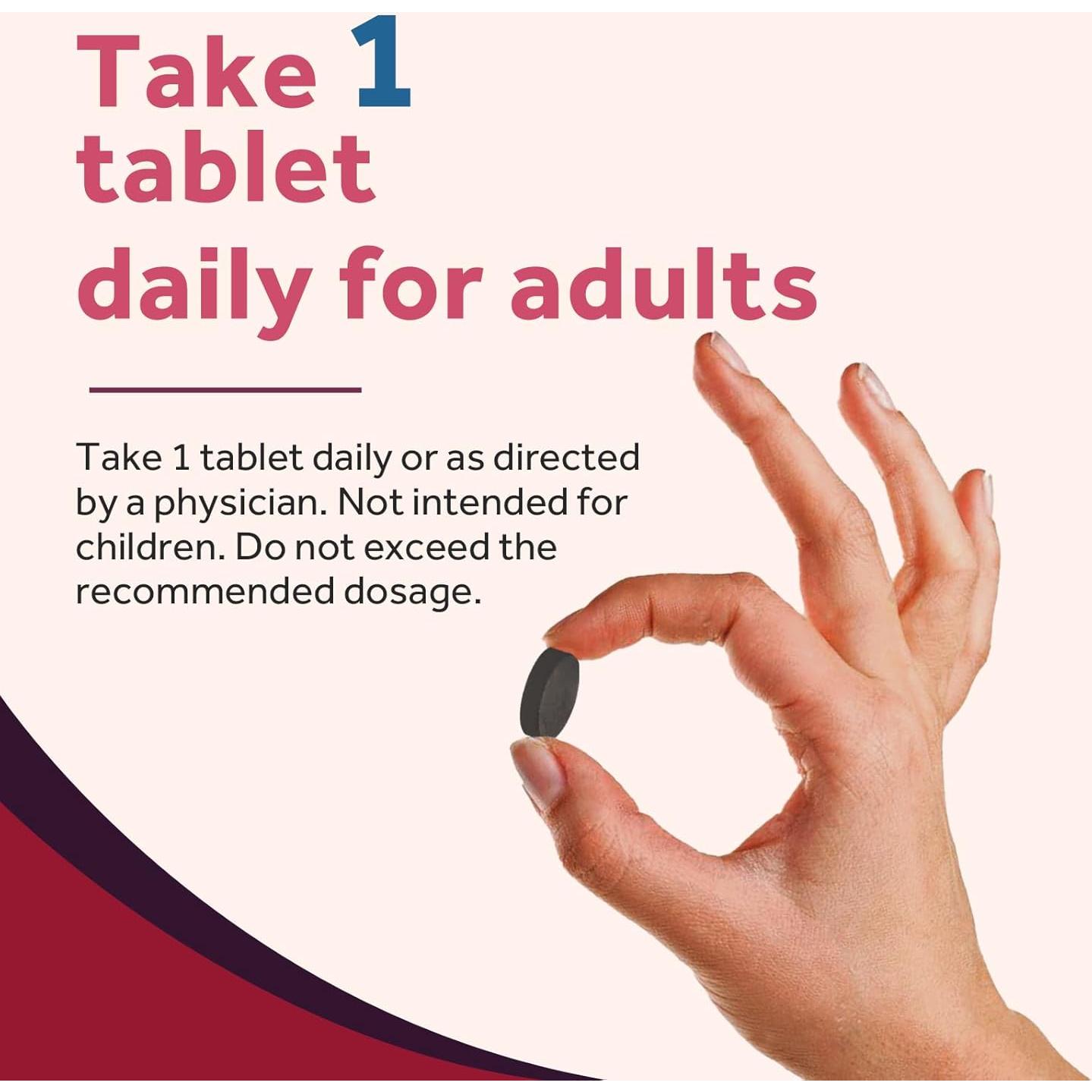 Suplemento de Hierro Recetas del Doctor 65 mg + Vitamina C 180 Tabletas