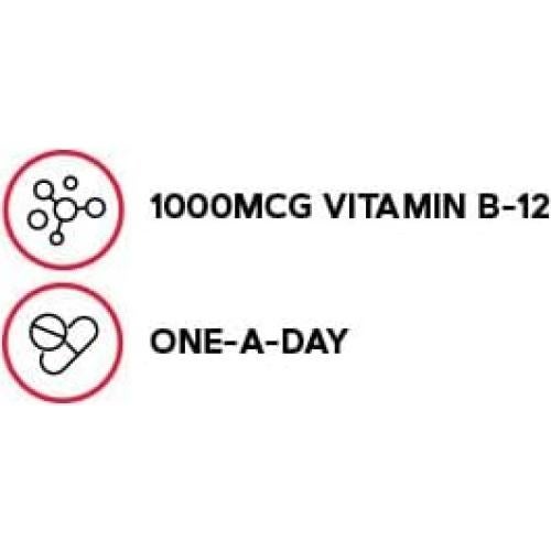 GNC Vitamina B-12 1000 mcg 90 Tabletas Vegetarianas