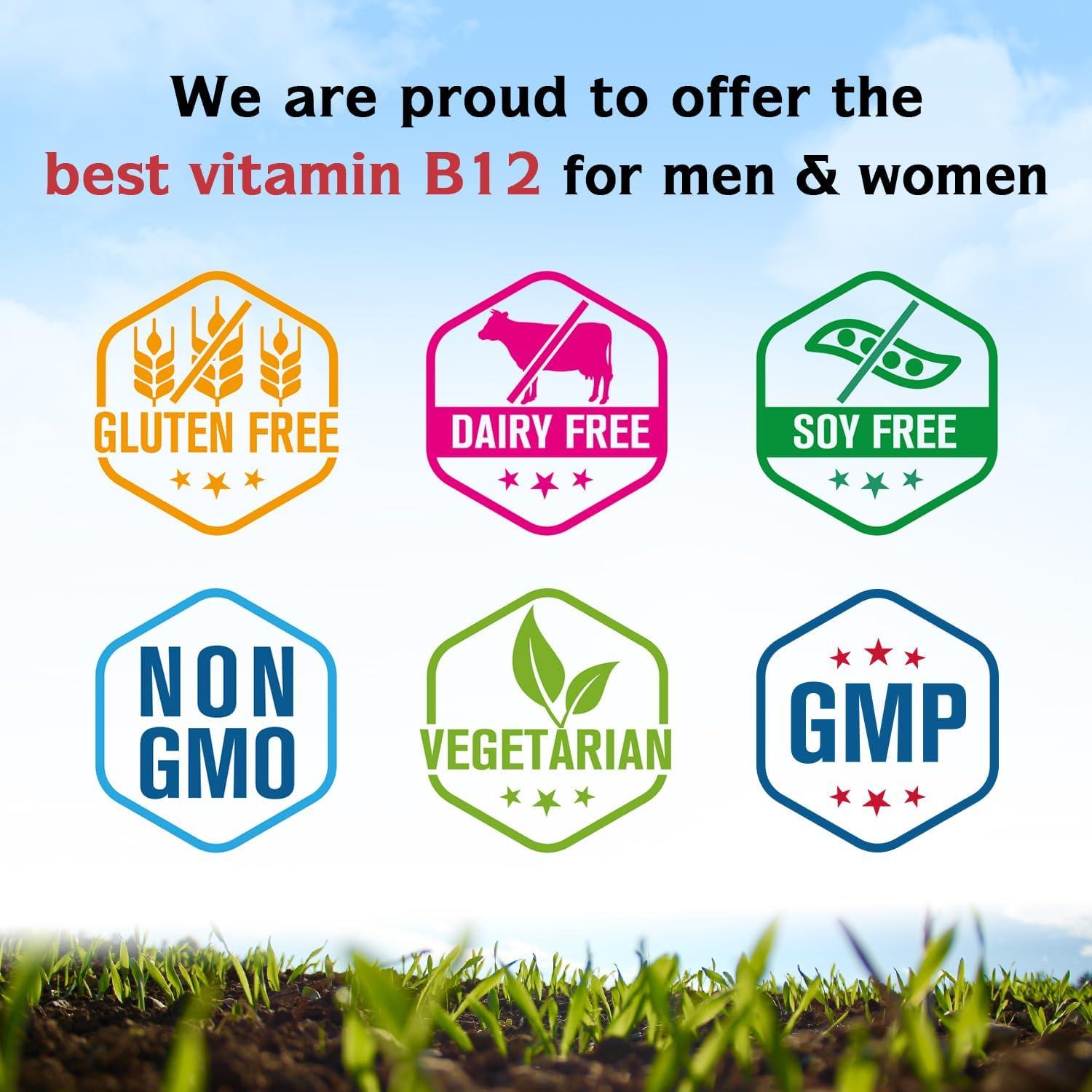 Vitamina B12 5000mcg Innate Vitality Sublingual Vegana 90 Tabletas