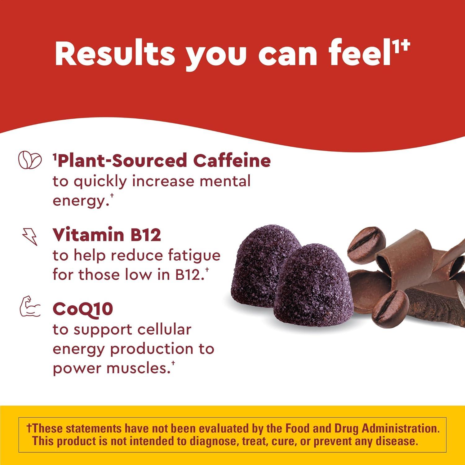 Gominolas Energéticas Nature Made Wellblends 40 Unidades - Cafeína, CoQ10 y B12