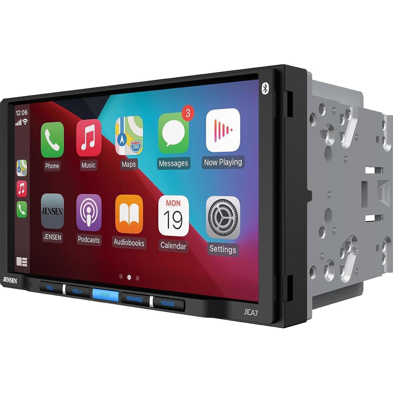 Estéreo de Coche Jensen J1CA7 Doble DIN 7" Bluetooth