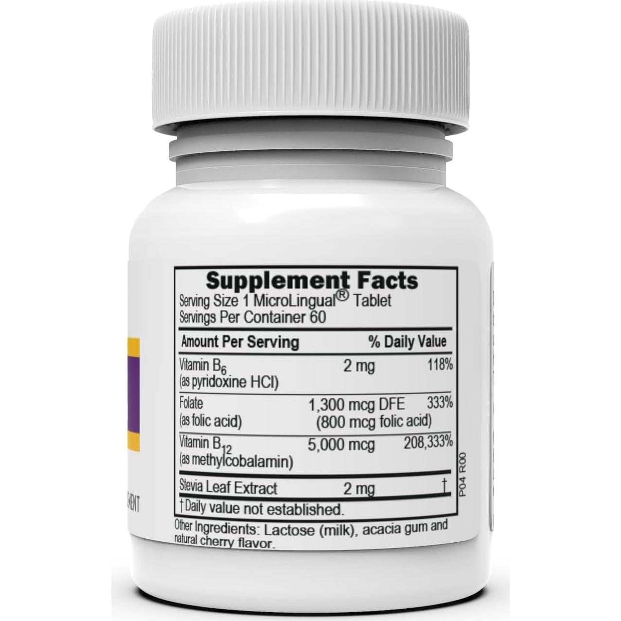 Suplemento Vitamina B12 Metilcobalamina 5000 mcg Superior Source