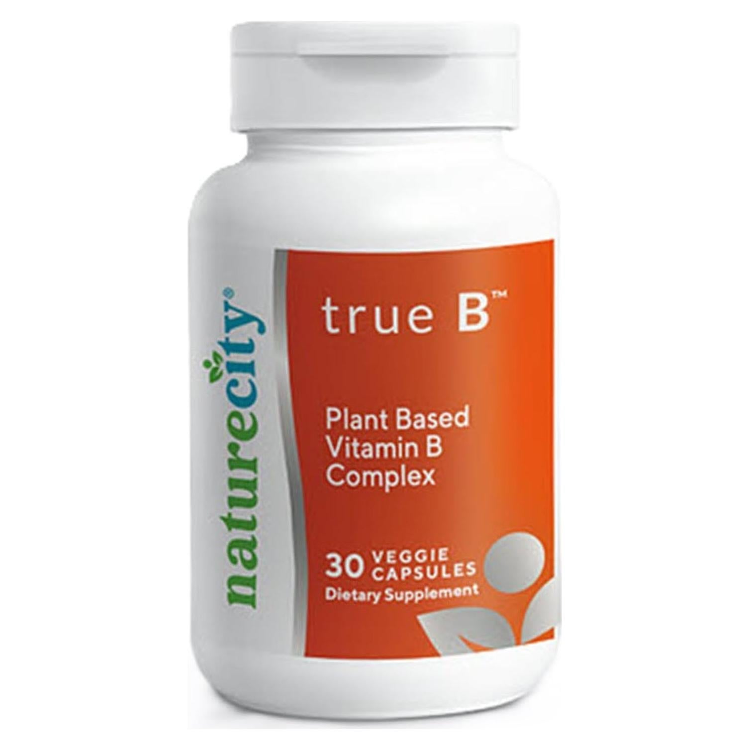 Suplemento Vitaminas B Naturales True-B NatureCity - 30 Cápsulas