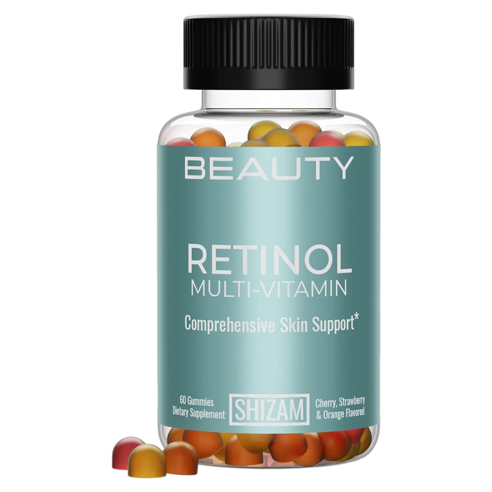 Gomitas de Vitamina A Retinol SHIZAM - Suplemento Antienvejecimiento