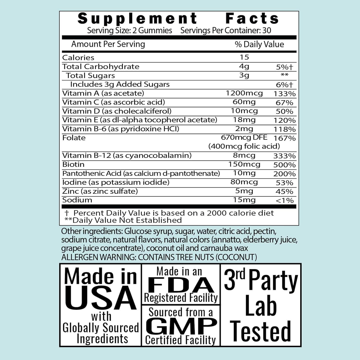 Gomitas de Vitamina A Retinol SHIZAM - Suplemento Antienvejecimiento